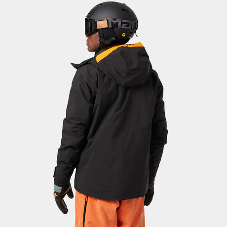 Helly Hansen Men's Powderface / Sogn Skisæt Herre - Black / Neon Orange -