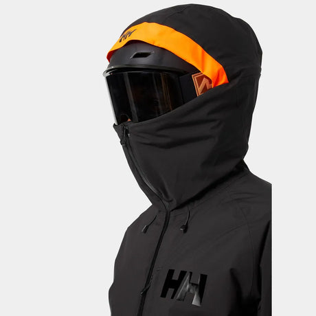 Helly Hansen Men's Powderface / Sogn Skisæt Herre - Black / Neon Orange -