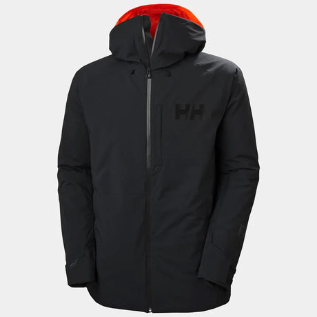 Helly Hansen Men's Powderface / Sogn Skisæt Herre - Black / Neon Orange -