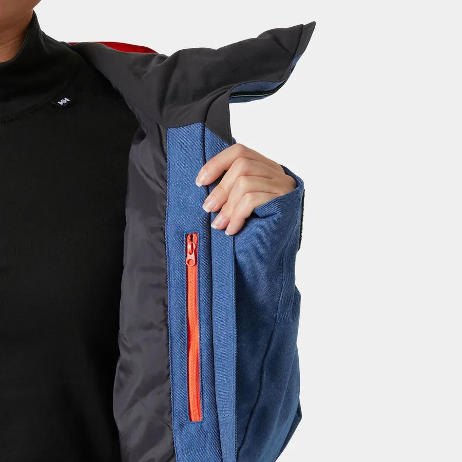 Helly Hansen Women's Powderqueen 3.0 Ski Jacket Skijakke Dame - Deep Fjord -