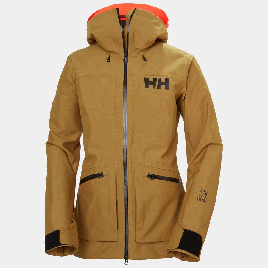 Helly Hansen Women’s Powderqueen Skisæt Dame - Lynx / Black -