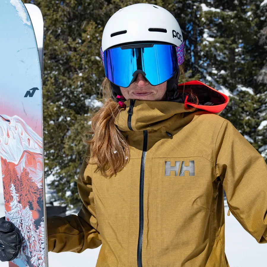 Helly Hansen Women’s Powderqueen Skisæt Dame - Lynx / Black -