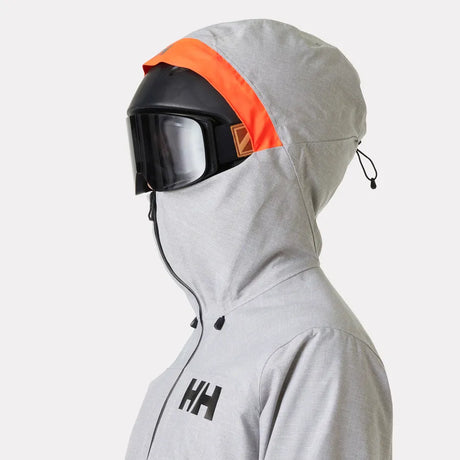 Helly Hansen Women’s Powderqueen Skisæt Dame - Grey Melange / Black -