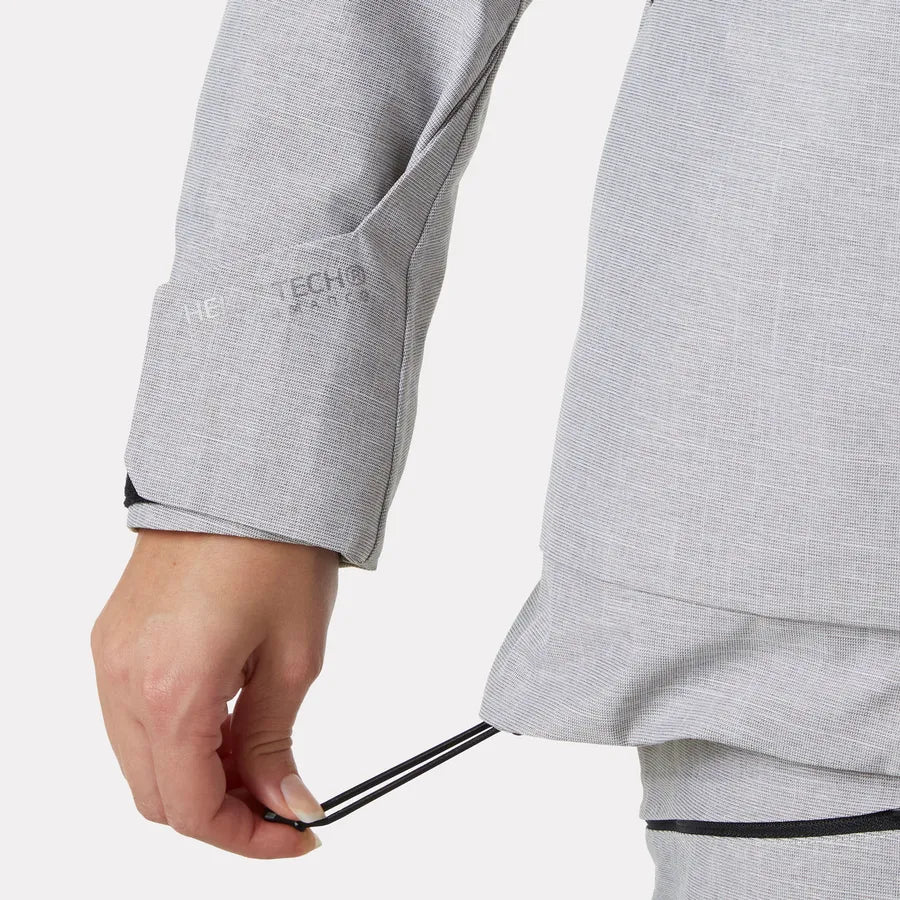 Helly Hansen Women's Powderqueen 3.0 Ski Jacket Skijakke Dame - Grey Melange -