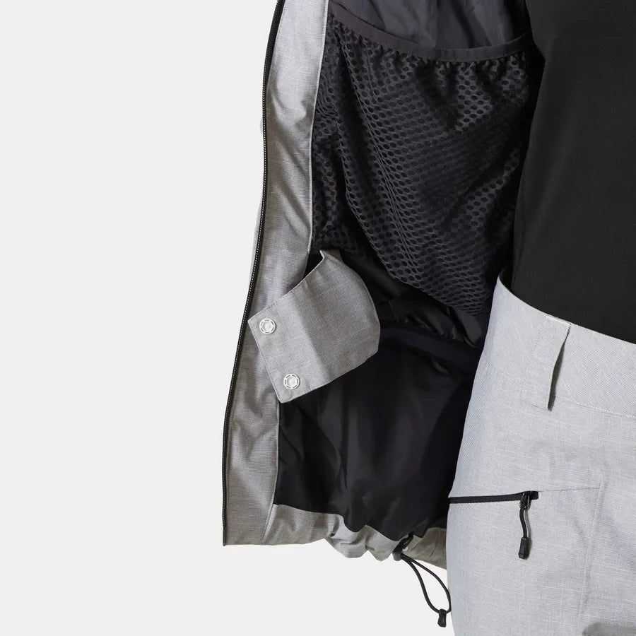 Helly Hansen Women's Powderqueen 3.0 Ski Jacket Skijakke Dame - Grey Melange -