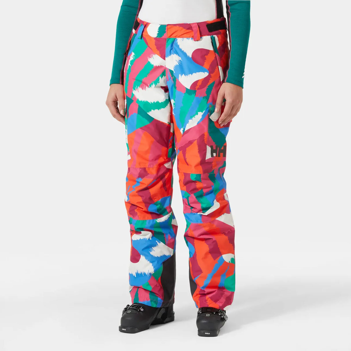 Helly Hansen Women’s Switch Cargo Insulated Ski Pants Skibukser Dame - JBP AOP - JBP AOP