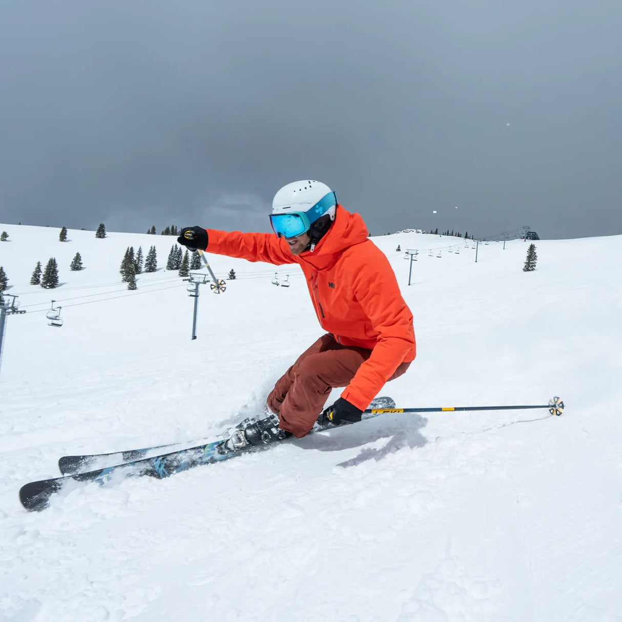 Helly Hansen Men's Alpha LIFALOFT™ Insulated Ski Pants Skibukser Herre - Iron Oxide -