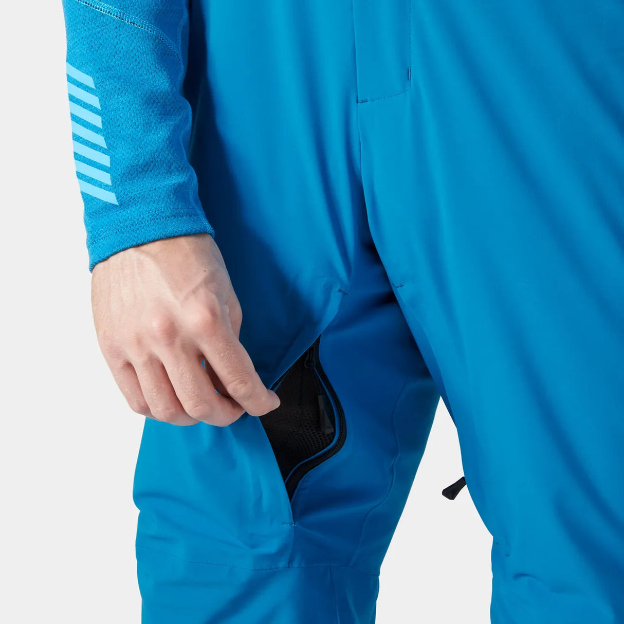 Helly Hansen Men's Alpha Bib Pants Skibukser Herre - Cerulean Blue -