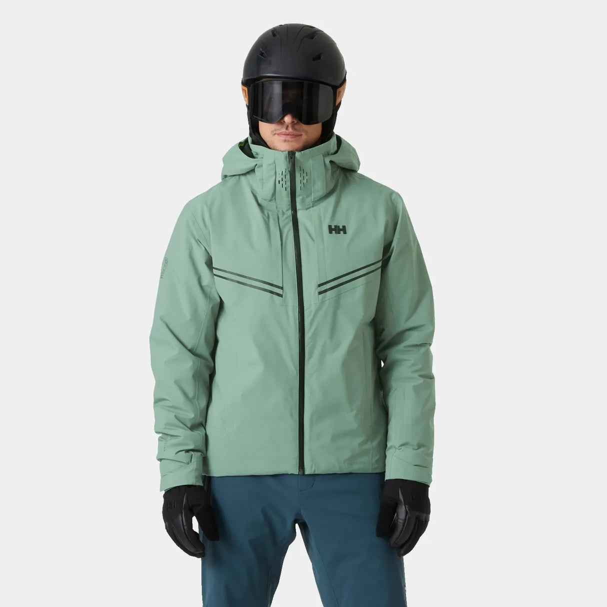 Helly Hansen Men's Alpha & Legendary Bib Skisæt Herre - Cactus / Navy -