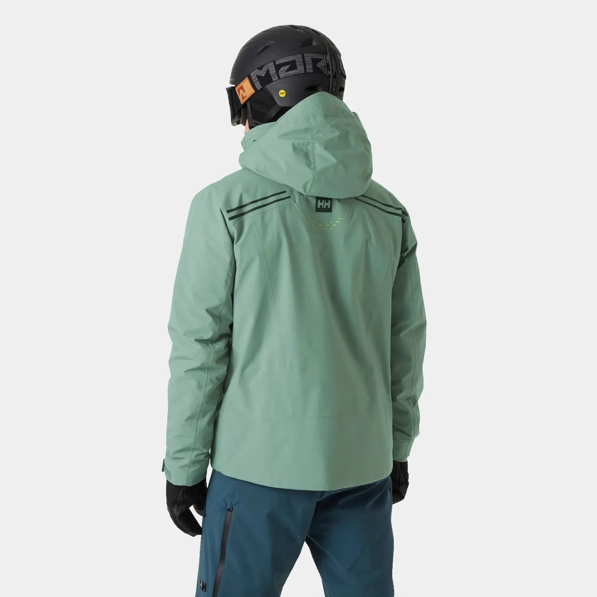Helly Hansen Men's Alpha & Legendary Bib Skisæt Herre - Cactus / Navy -