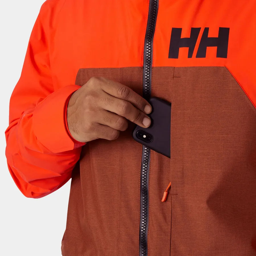 Helly Hansen Men's Straightline 2.0 & Legendary Bib Skisæt Herre - Iron Oxide -