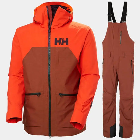 Helly Hansen Men's Straightline 2.0 & Legendary Bib Skisæt Herre - Iron Oxide - 2XL