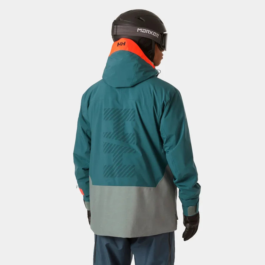 Helly Hansen Men's Straightline 2.0 / Sogn Skisæt Herre - Dark Creek / Neon Orange -