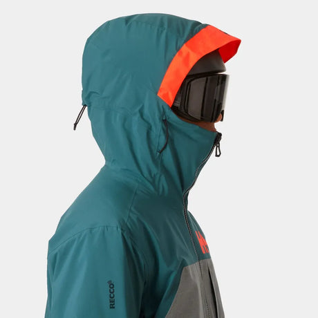 Helly Hansen Men's Straightline 2.0 / Sogn Skisæt Herre - Dark Creek / Neon Orange -