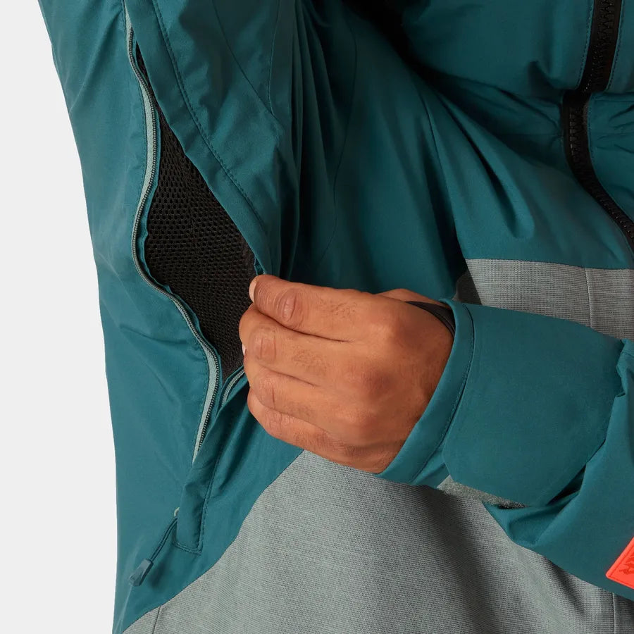 Helly Hansen Men's Straightline 2.0 / Sogn Skisæt Herre - Dark Creek / Neon Orange -