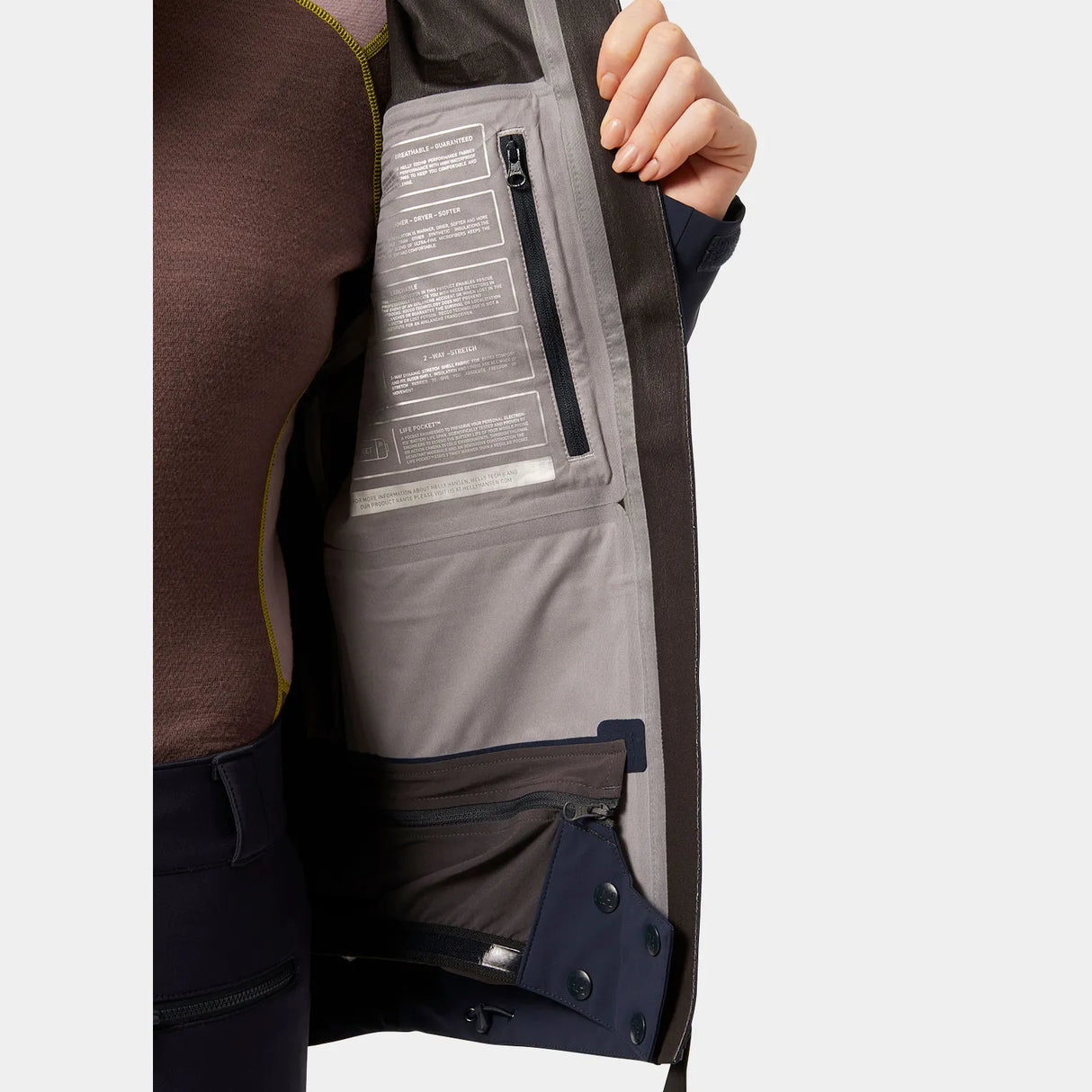 Helly Hansen Women's Motionista 3-layers Shell Ski Jacket Skijakke Dame - Navy -