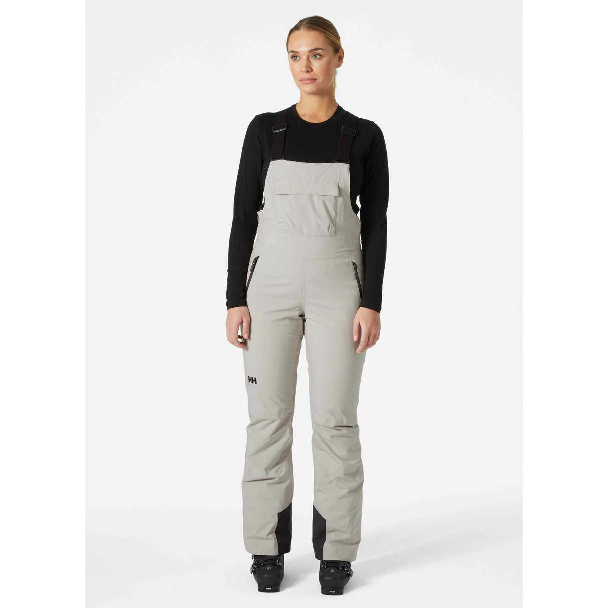 Helly Hansen Women's Legendary Insulated Bib Ski Pants Skibukser Dame - Mellow Grey - Mellow Grey