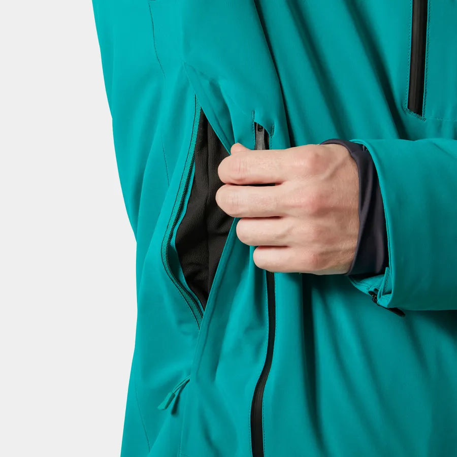 Helly Hansen Men's Steilhang 2.0 Ski Jacket Skijakke Herre - Signal Green -