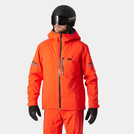 Helly Hansen Men's Swift Team Insulated Ski Jacket Skijakke Herre - Cherry Tomato - Cherry Tomato