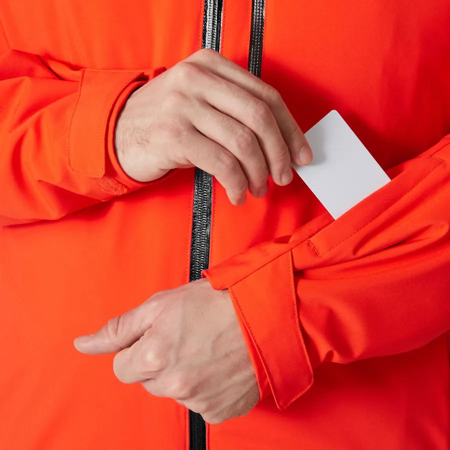 Helly Hansen Men's Swift Team Insulated Ski Jacket Skijakke Herre - Cherry Tomato -