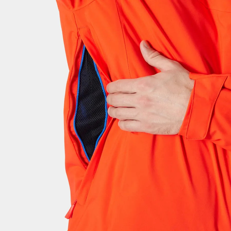 Helly Hansen Men's Swift Team Insulated Ski Jacket Skijakke Herre - Cherry Tomato -