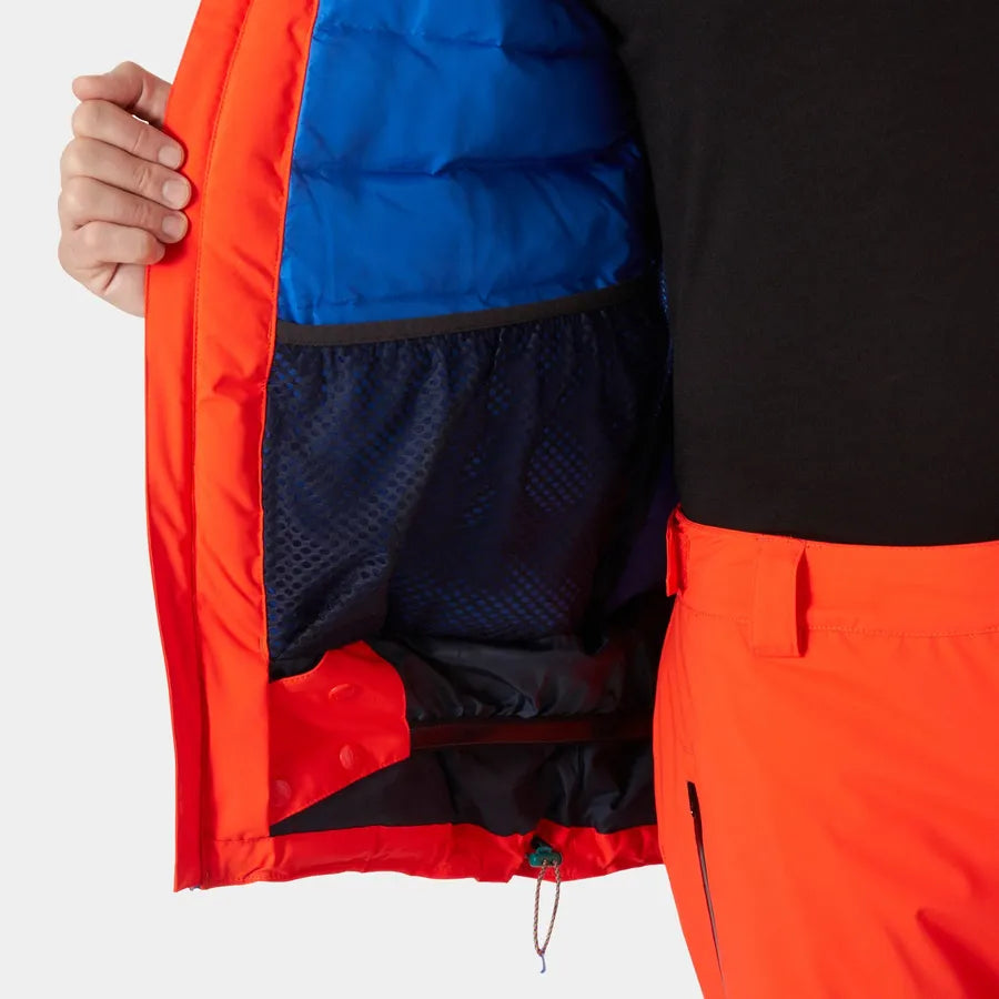 Helly Hansen Men's Swift Team Insulated Ski Jacket Skijakke Herre - Cherry Tomato -
