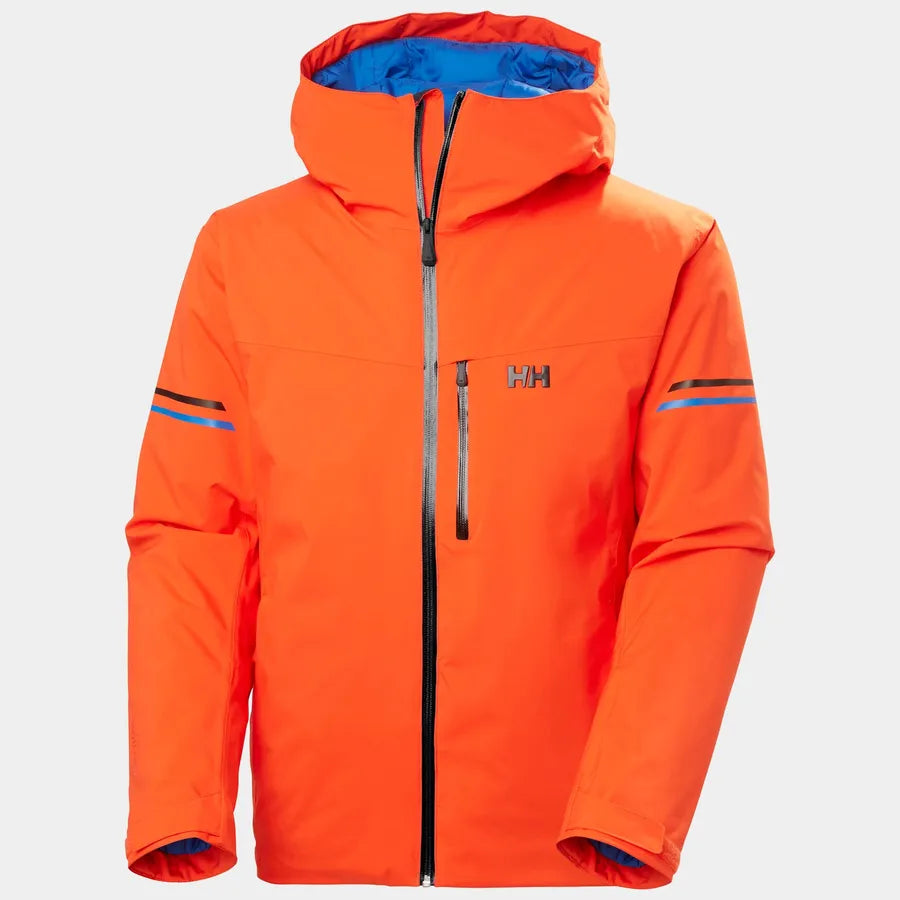 Helly Hansen Men's Swift Team Insulated Ski Jacket Skijakke Herre - Cherry Tomato -