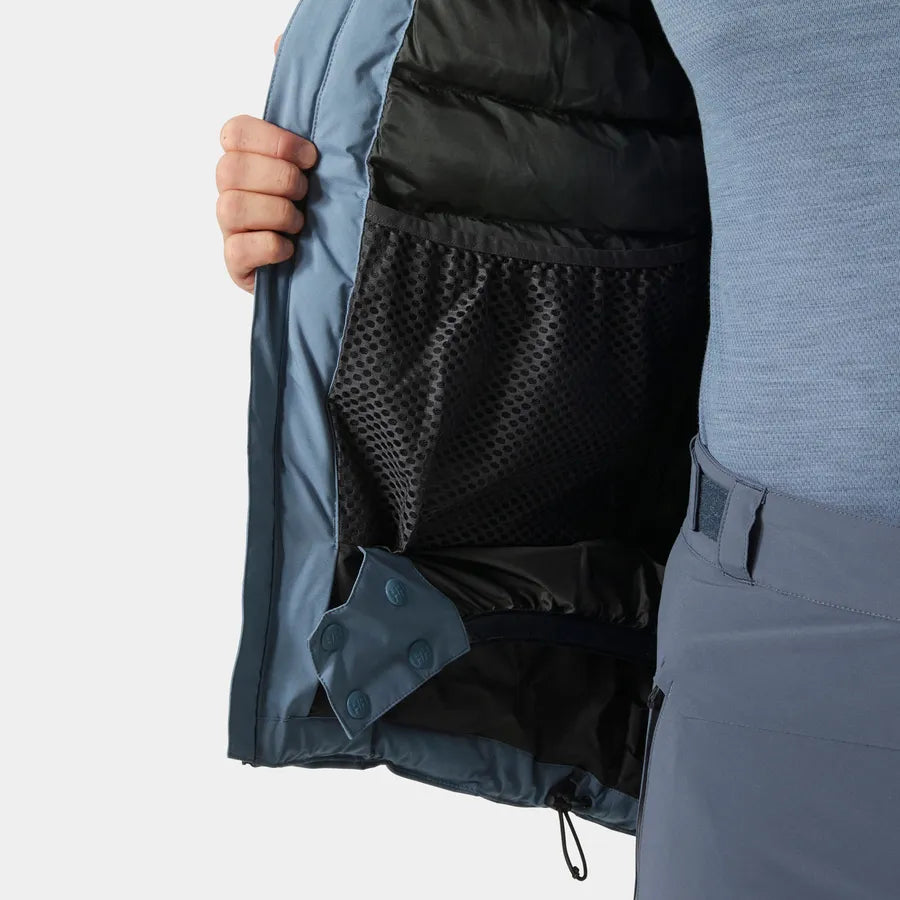 Helly Hansen Men's Swift Team Insulated Ski Jacket Skijakke Herre - Washed Navy -