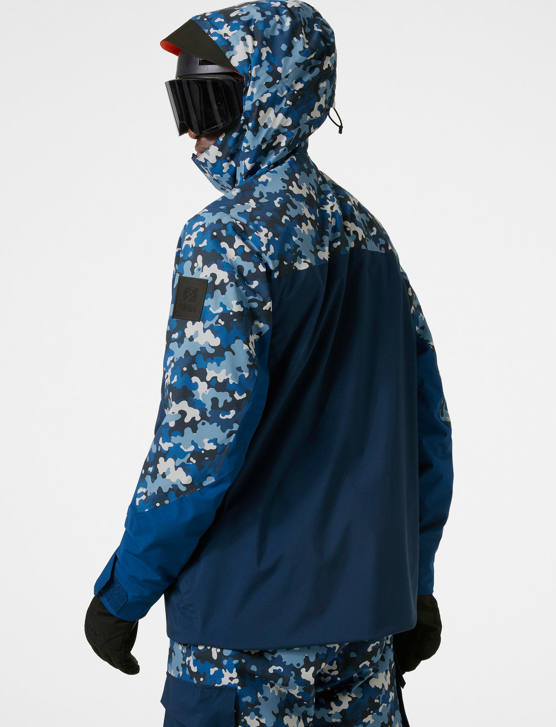 Helly Hansen Men's ULLR D Shell Ski Jacket Skijakke Herre - Ocean Camo -