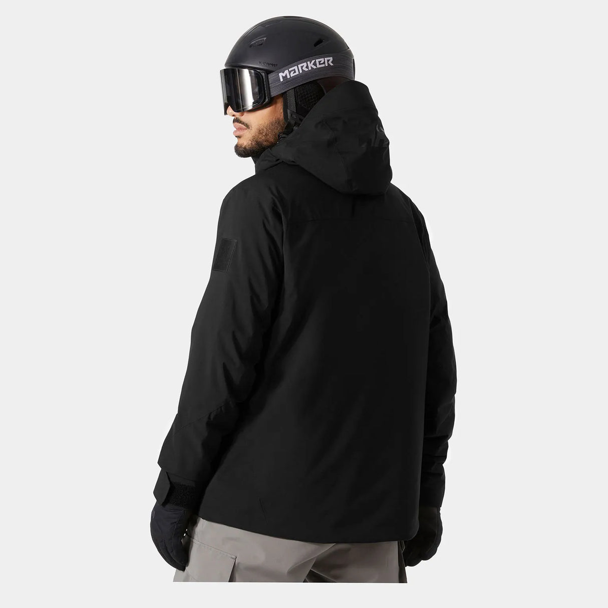 Helly Hansen Men's ULLR D Insulated Ski Anorak Jacket Skijakke Herre - Black -