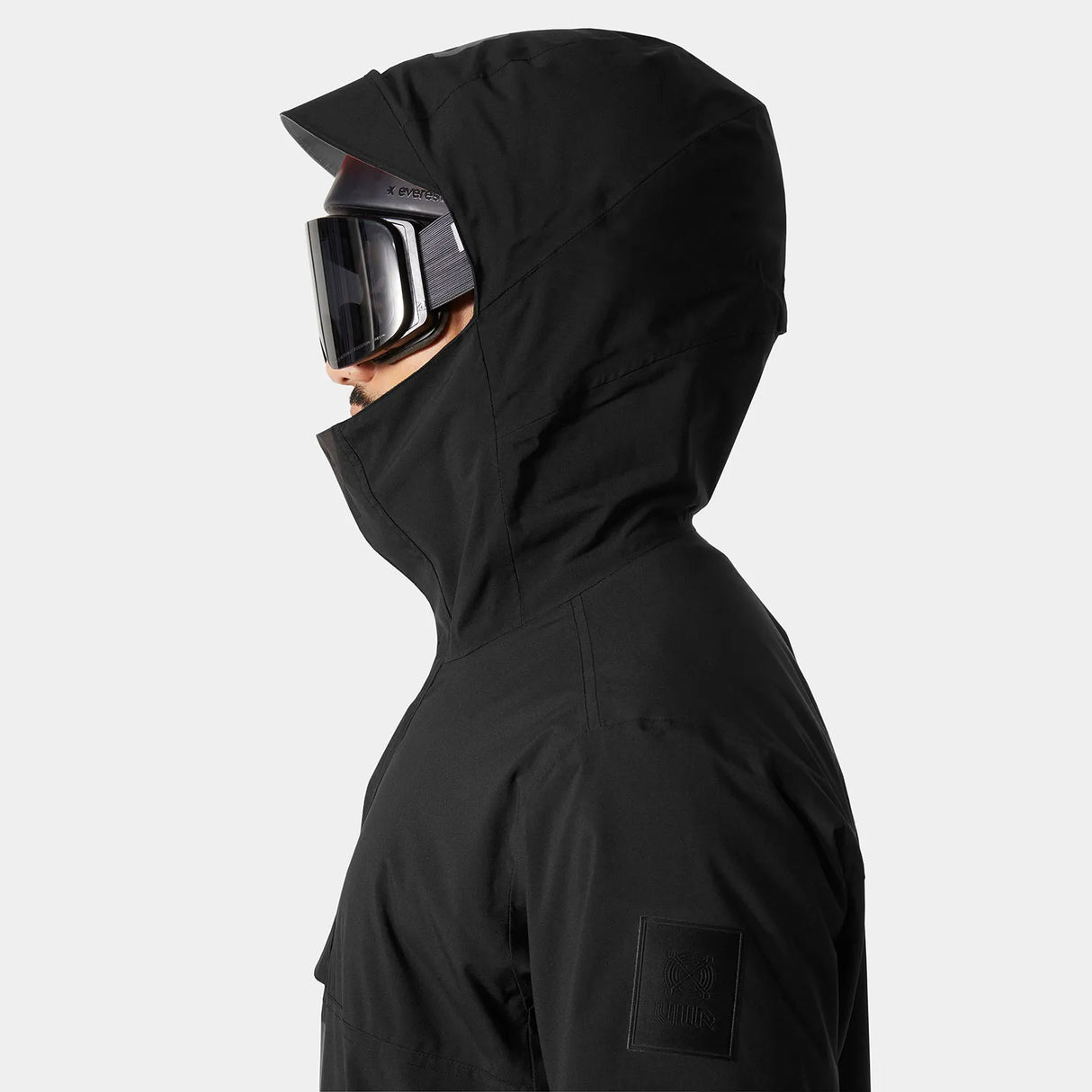 Helly Hansen Men's ULLR D Insulated Ski Anorak Jacket Skijakke Herre - Black -