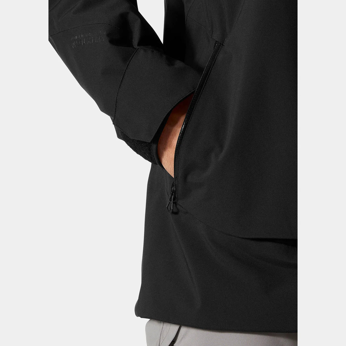 Helly Hansen Men's ULLR D Insulated Ski Anorak Jacket Skijakke Herre - Black -