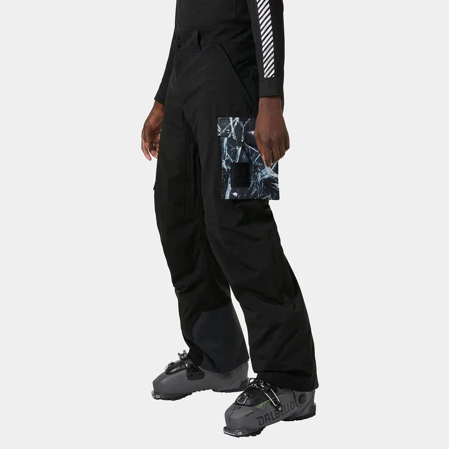 Helly Hansen Men's ULLR D Skisæt Herre - Black Ice / Black -