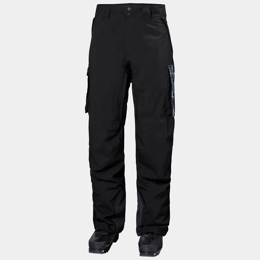 Helly Hansen Men's ULLR D Skisæt Herre - Black Ice / Black -