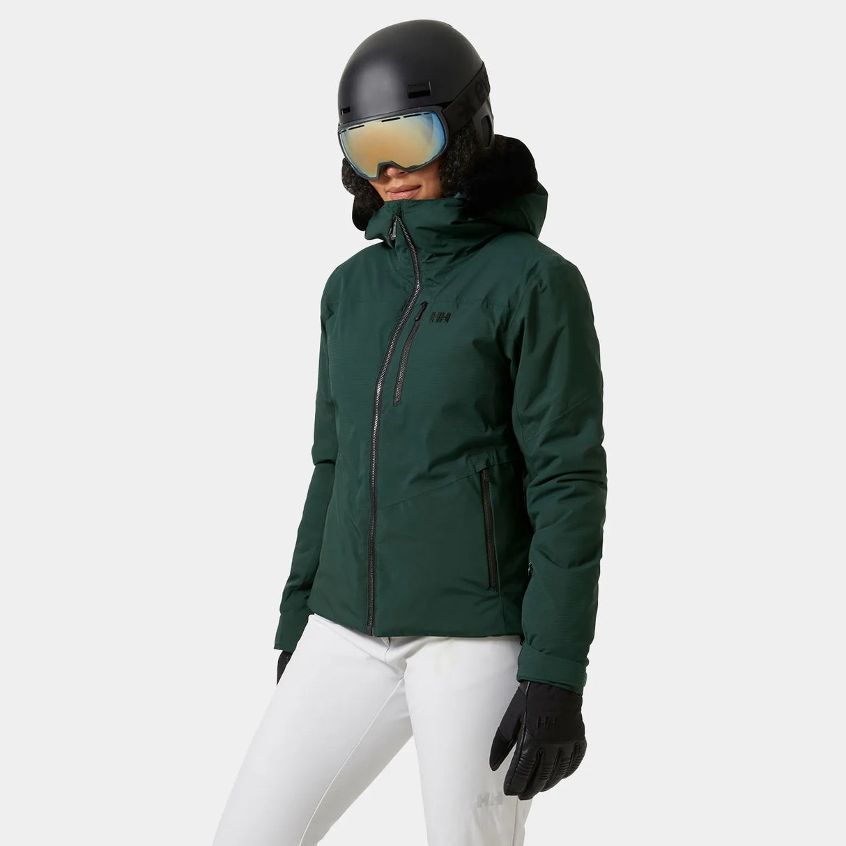 Helly Hansen Women's Val D'Isere Puffy Jacket 2.0 Skijakke Dame - Darkest Spruce -