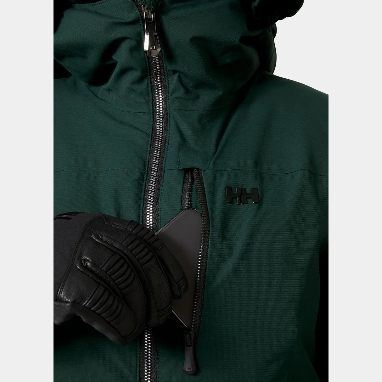 Helly Hansen Women's Val D'Isere Puffy Jacket 2.0 Skijakke Dame - Darkest Spruce -