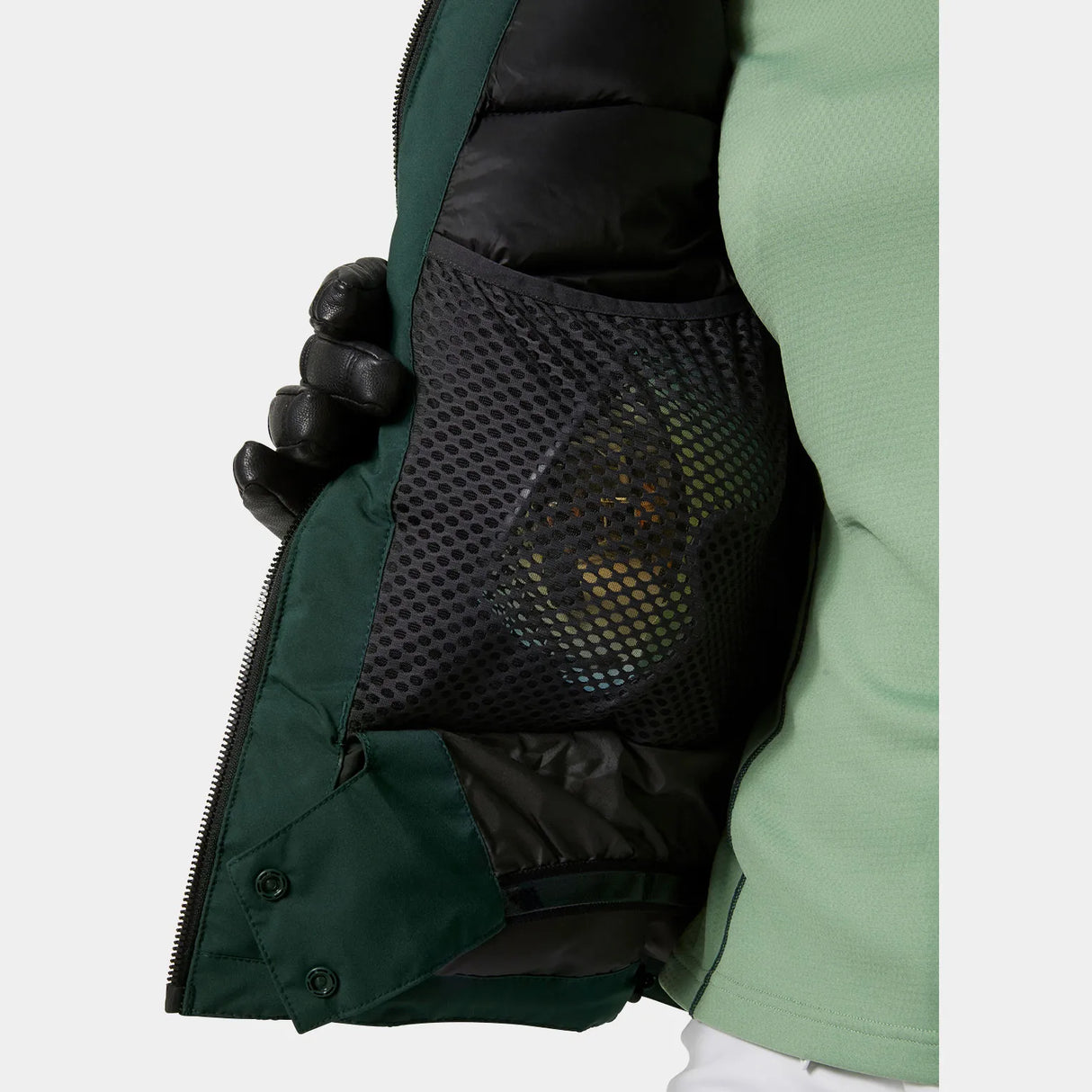 Helly Hansen Women's Val D'Isere Puffy Jacket 2.0 Skijakke Dame - Darkest Spruce -