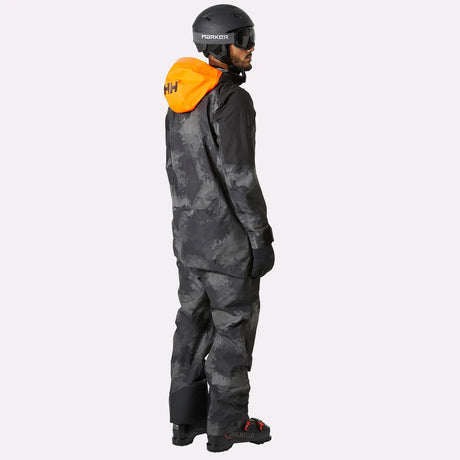 Helly Hansen Unisex Chugach Infinity Printed Suit Skidragt - Dame / Herre - Black Marble -