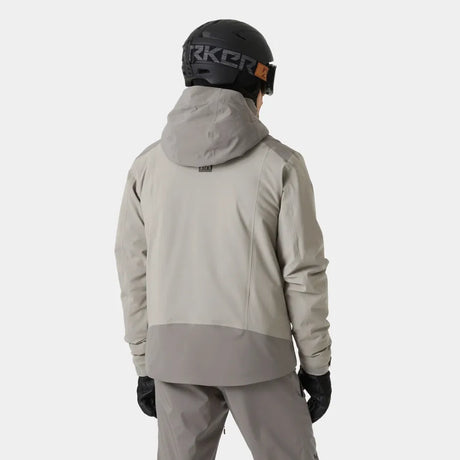 Helly Hansen Men's Alpha 4.0 Skisæt Herre - Concrete / Iron Oxide -