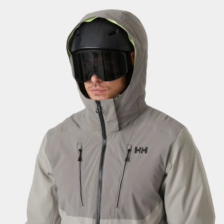 Helly Hansen Men's Alpha 4.0 Skisæt Herre - Concrete / Iron Oxide -