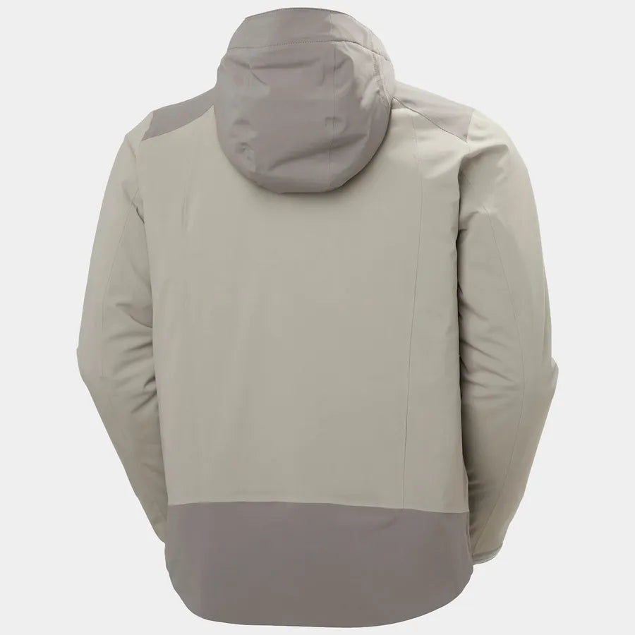 Helly Hansen Men's Alpha 4.0 Skisæt Herre - Concrete / Dark Creek -