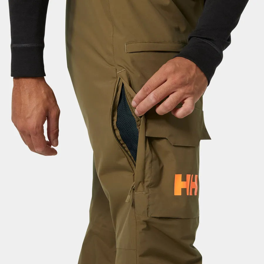 Helly Hansen Men's Sogn Bib Cargo Ski Pants Skibukser Herre - Sepia