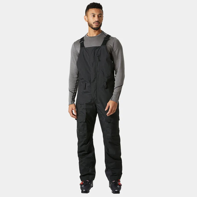Helly Hansen Men's Straightline & Sogn Bib Cargo Skisæt Herre - Azid Lime / Black -