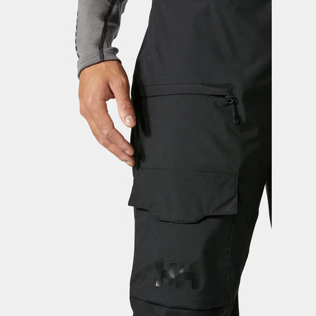 Helly Hansen Men's Straightline & Sogn Bib Cargo Skisæt Herre - Azid Lime / Black -