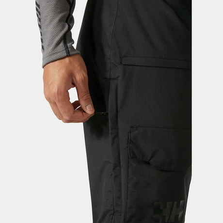 Helly Hansen Men's Straightline & Sogn Bib Cargo Skisæt Herre - Azid Lime / Black -