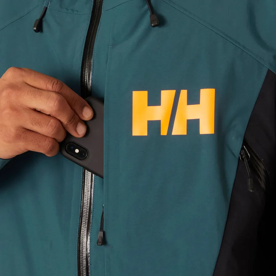 Helly Hansen Men's Sogn Tinden Shell Jacket Skijakke Herre - Dark Creek -