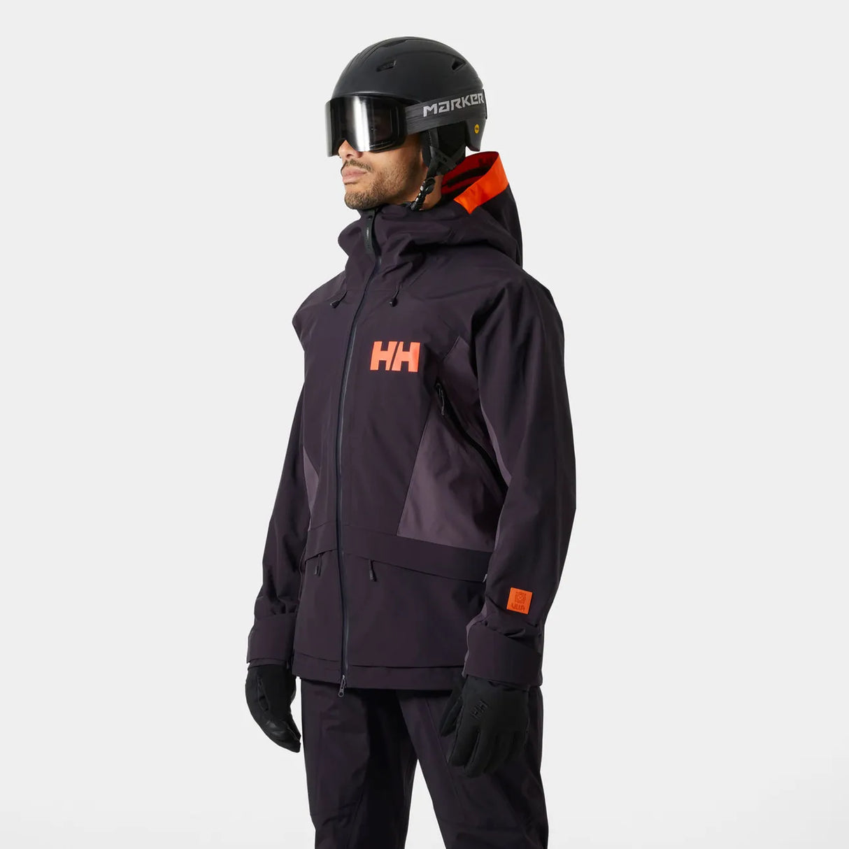 Helly Hansen Men's Sogn Tinden Shell Jacket Skijakke Herre - Black Grape - Black Grape