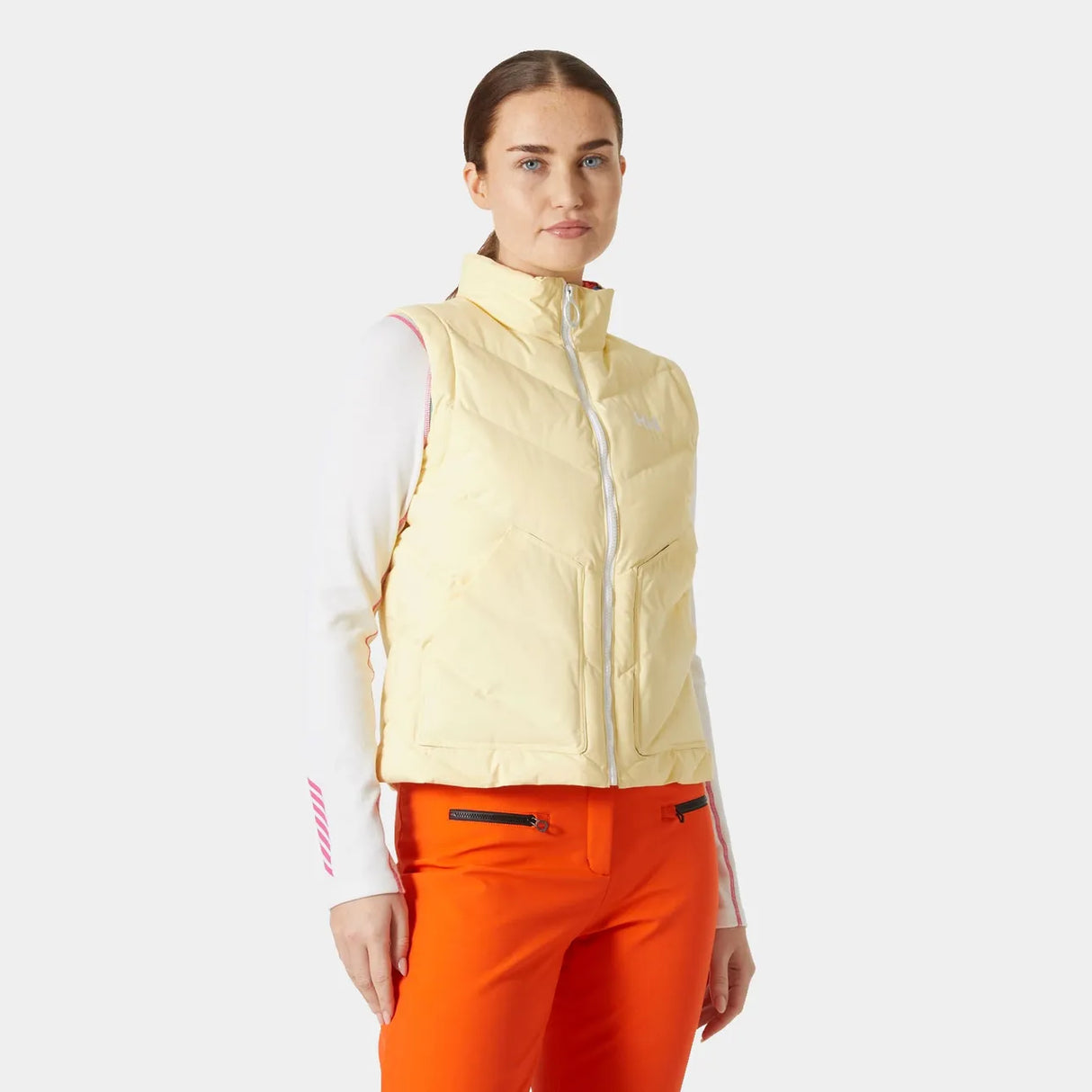 Helly Hansen Women's Après Ski Insulated Vest Dame - Yellow Cream - Yellow Cream