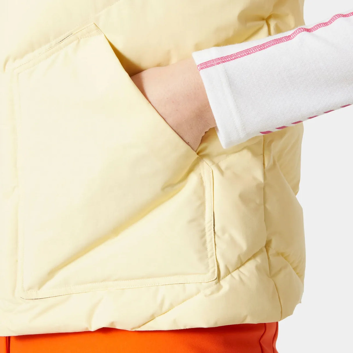 Helly Hansen Women's Après Ski Insulated Vest Dame - Yellow Cream -