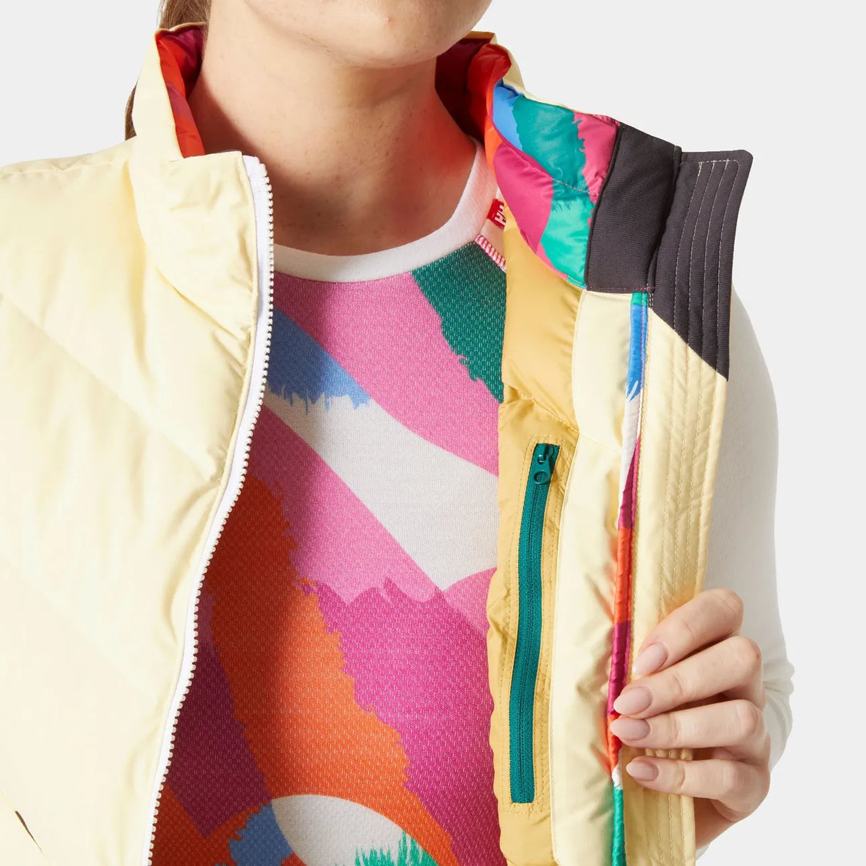 Helly Hansen Women's Après Ski Insulated Vest Dame - Yellow Cream -